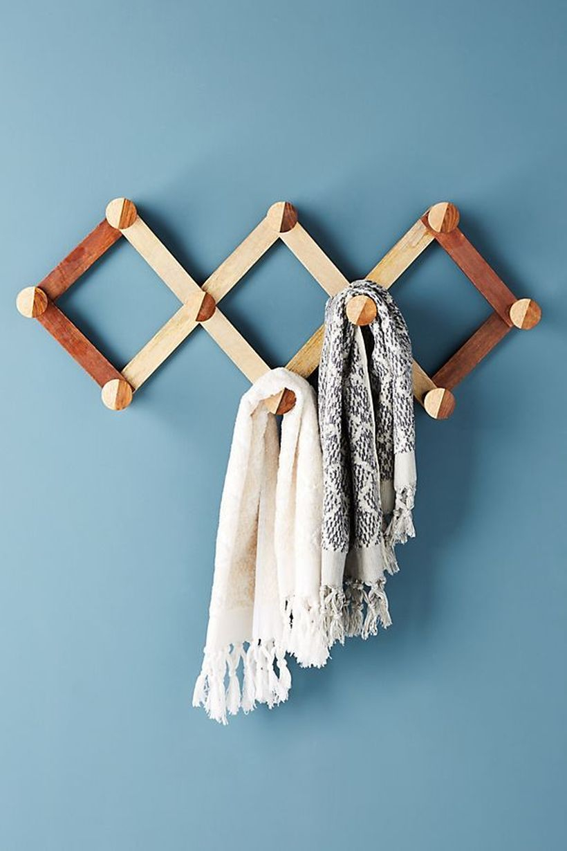 Wooden rack ideas to be applied into any home styles for a warmer room impression 37