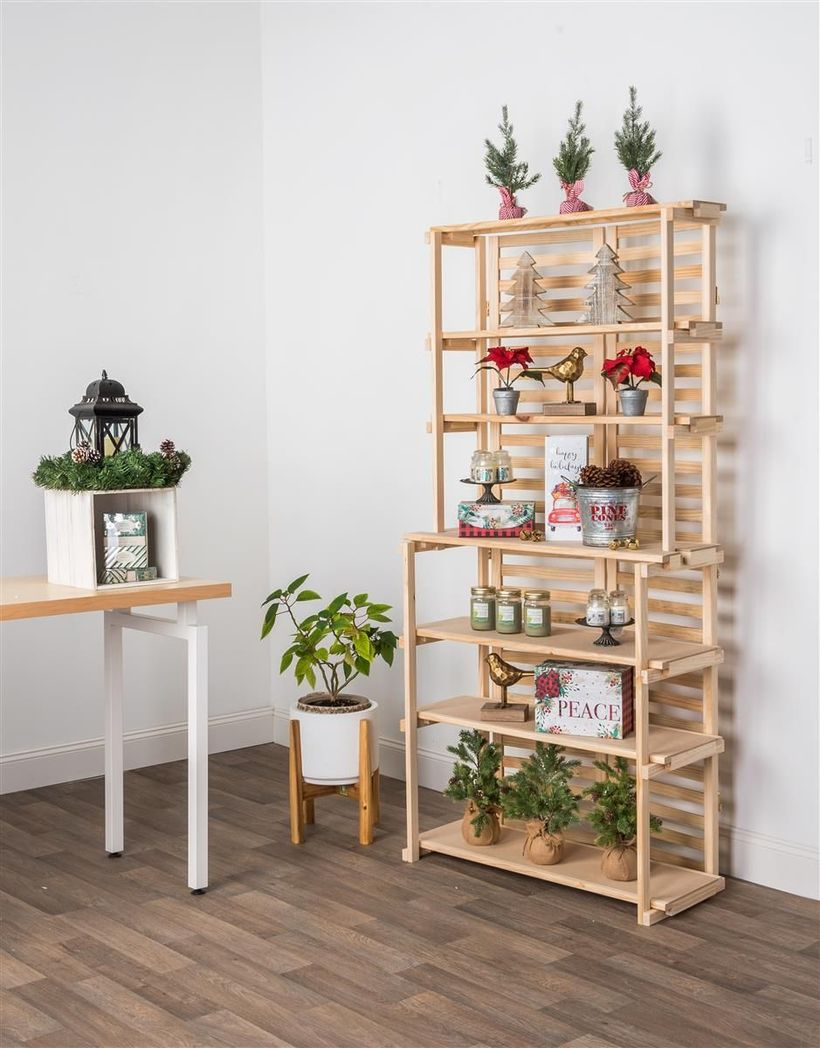 Wooden rack ideas to be applied into any home styles for a warmer room impression 39