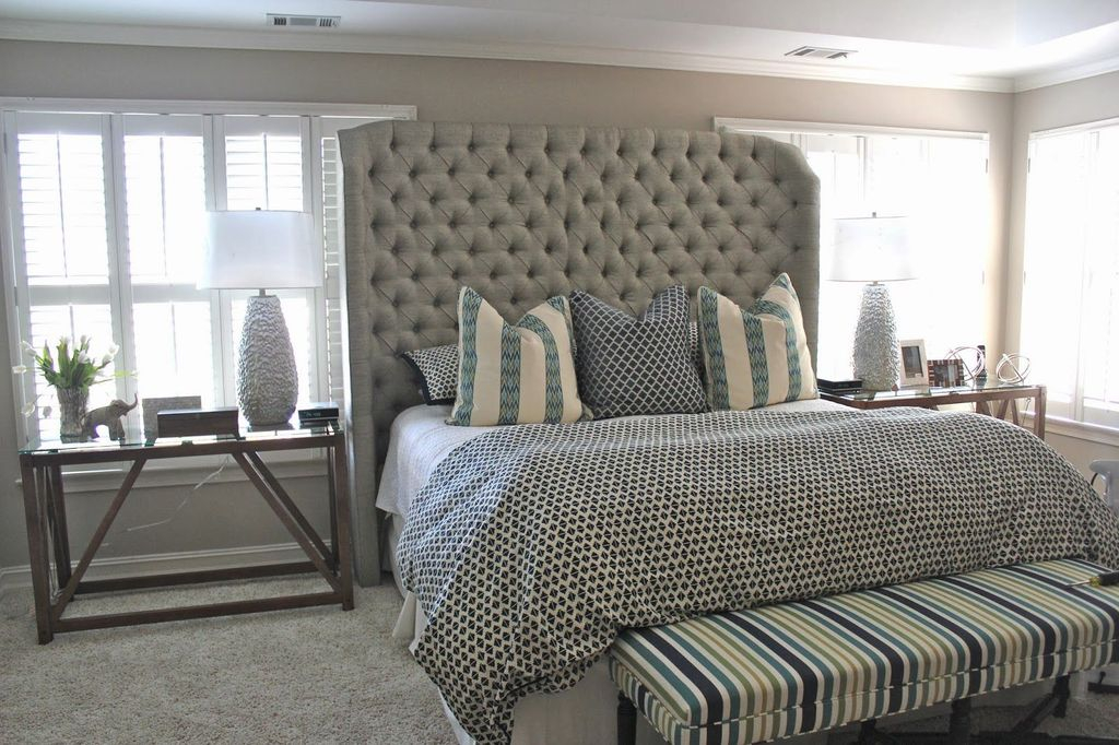 Big headboard for bedroom