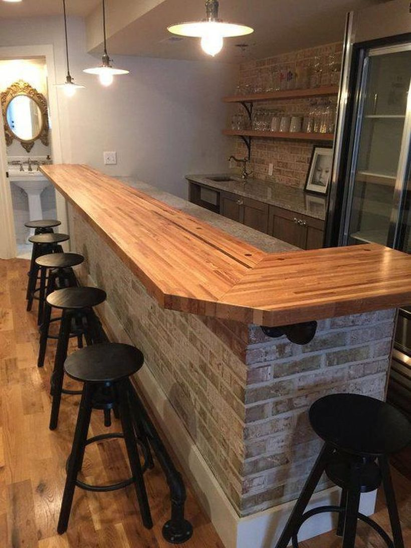 Butcher block countertops table