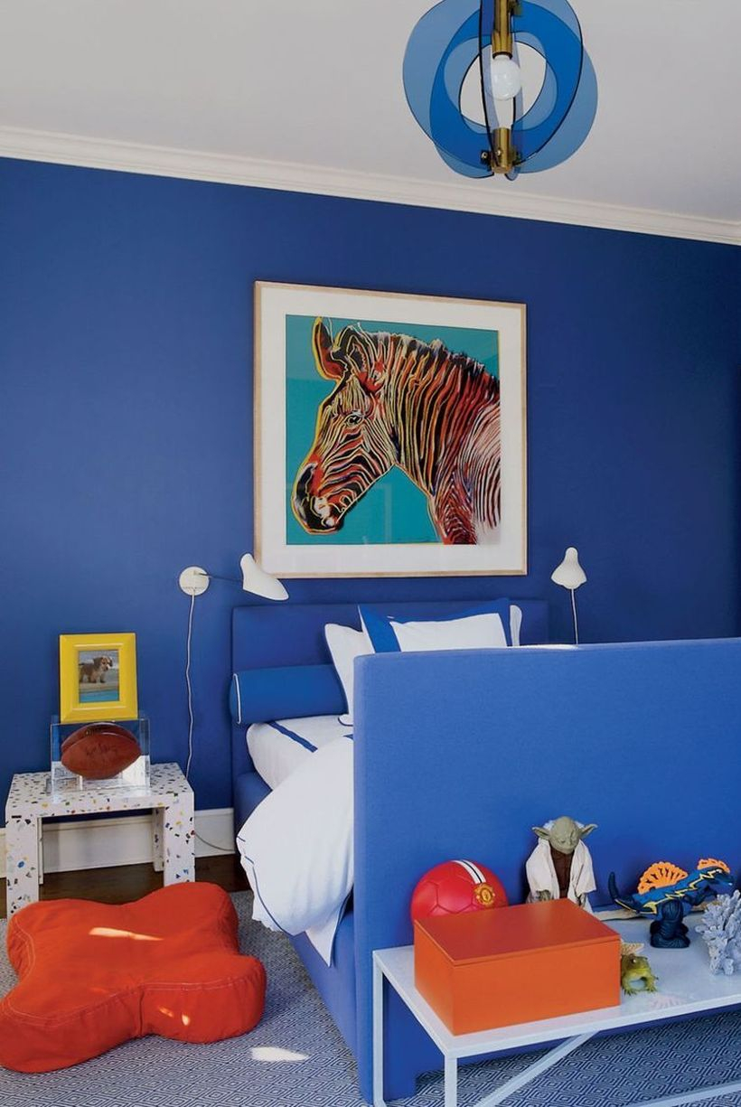 Creative blue pendant lights
