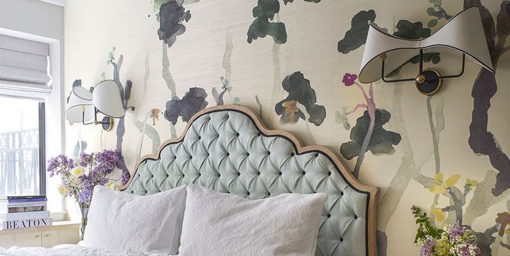 Luxurious butterfly sconces.