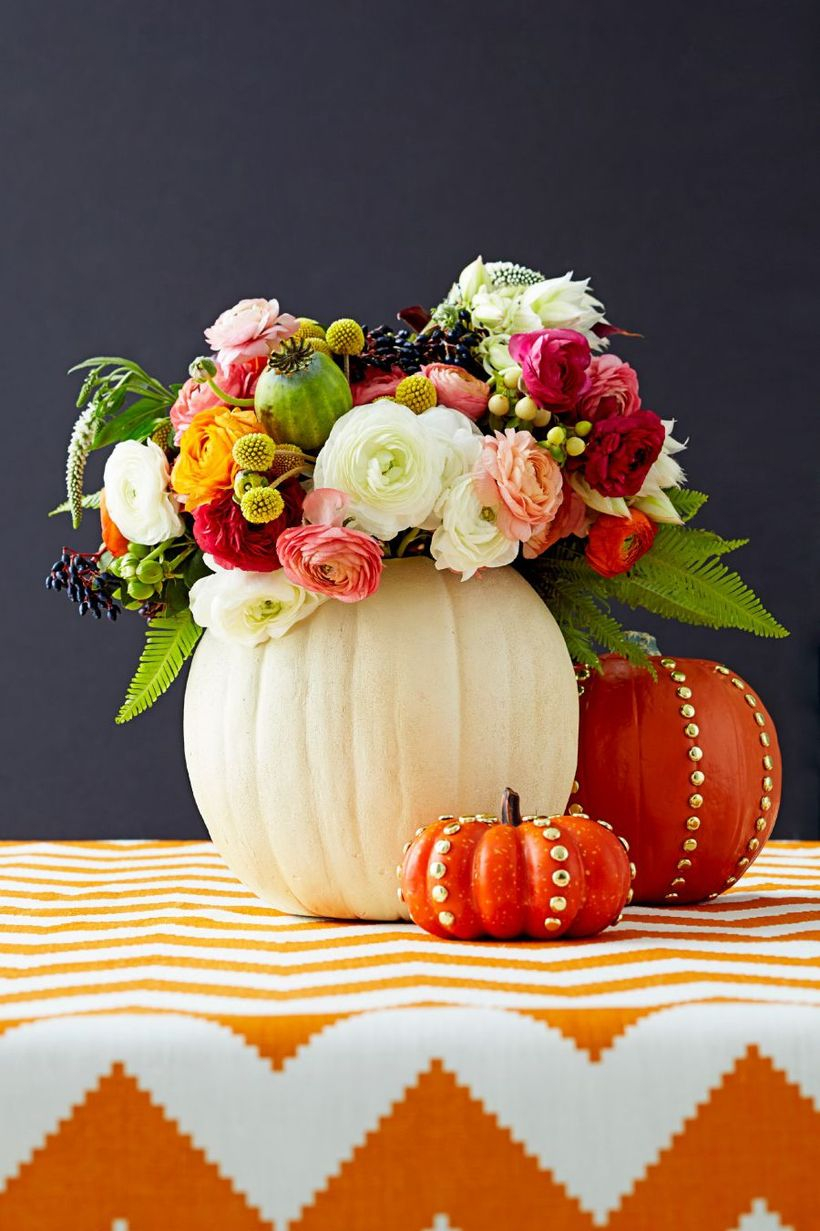 Pumpkin centerpiece