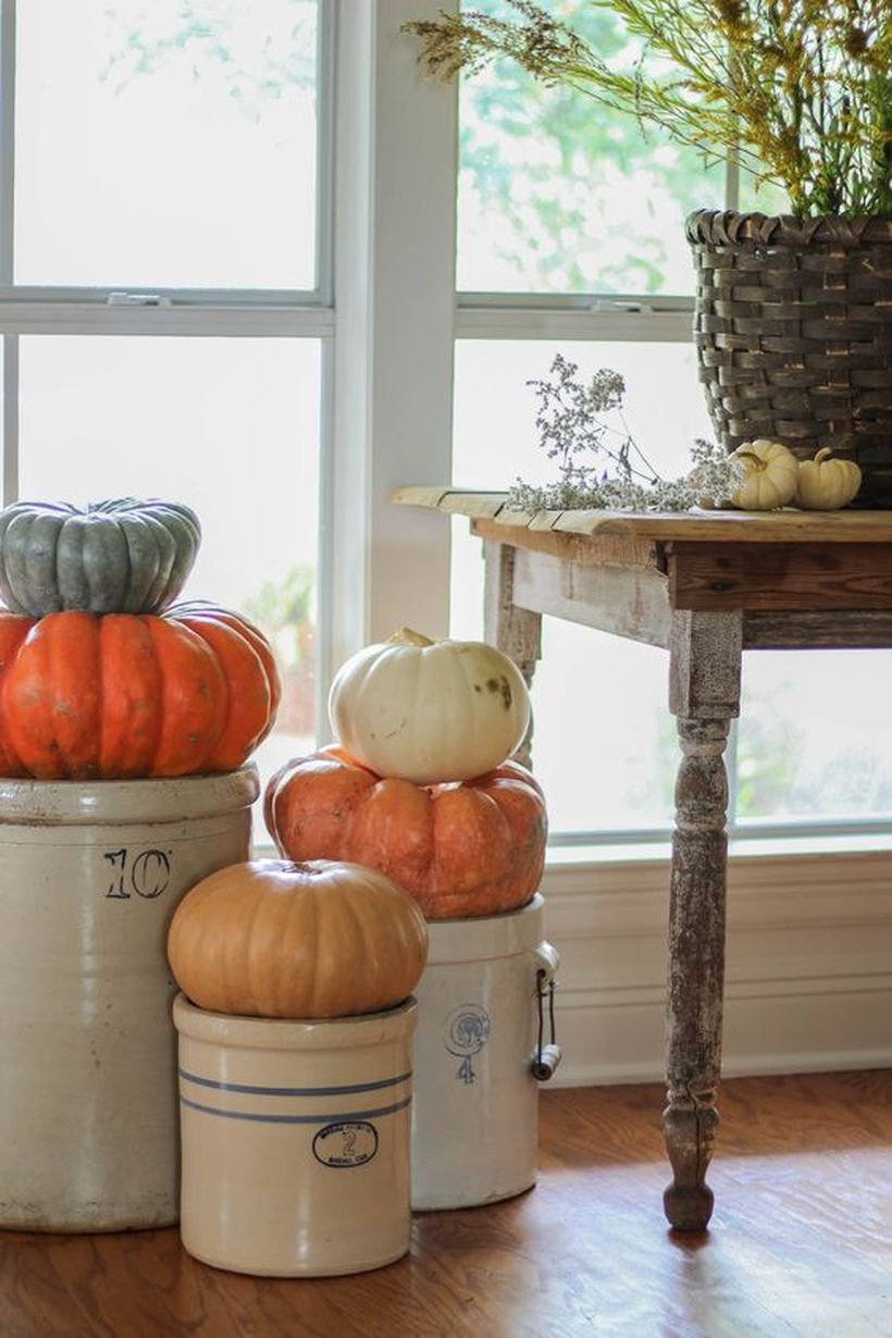 Vintage fall baskets