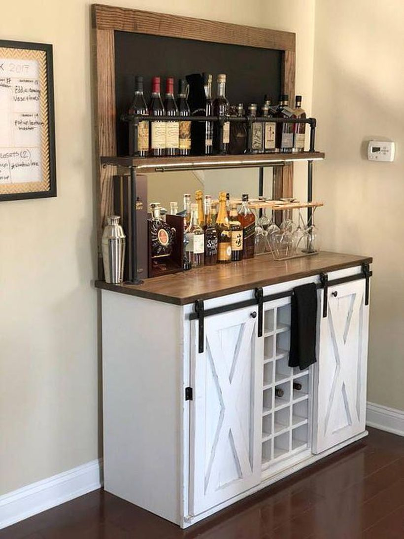 Weston chalkboard beverage bar