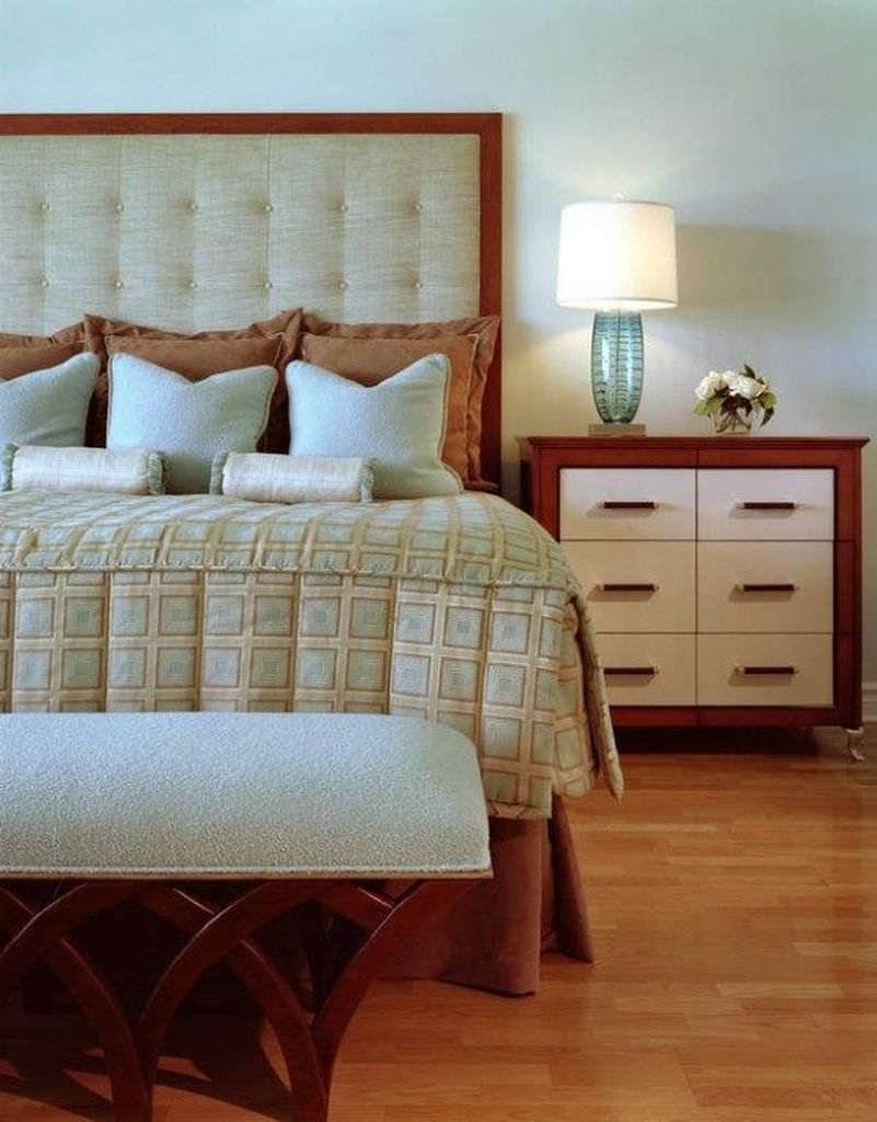 White headboard for bedroom