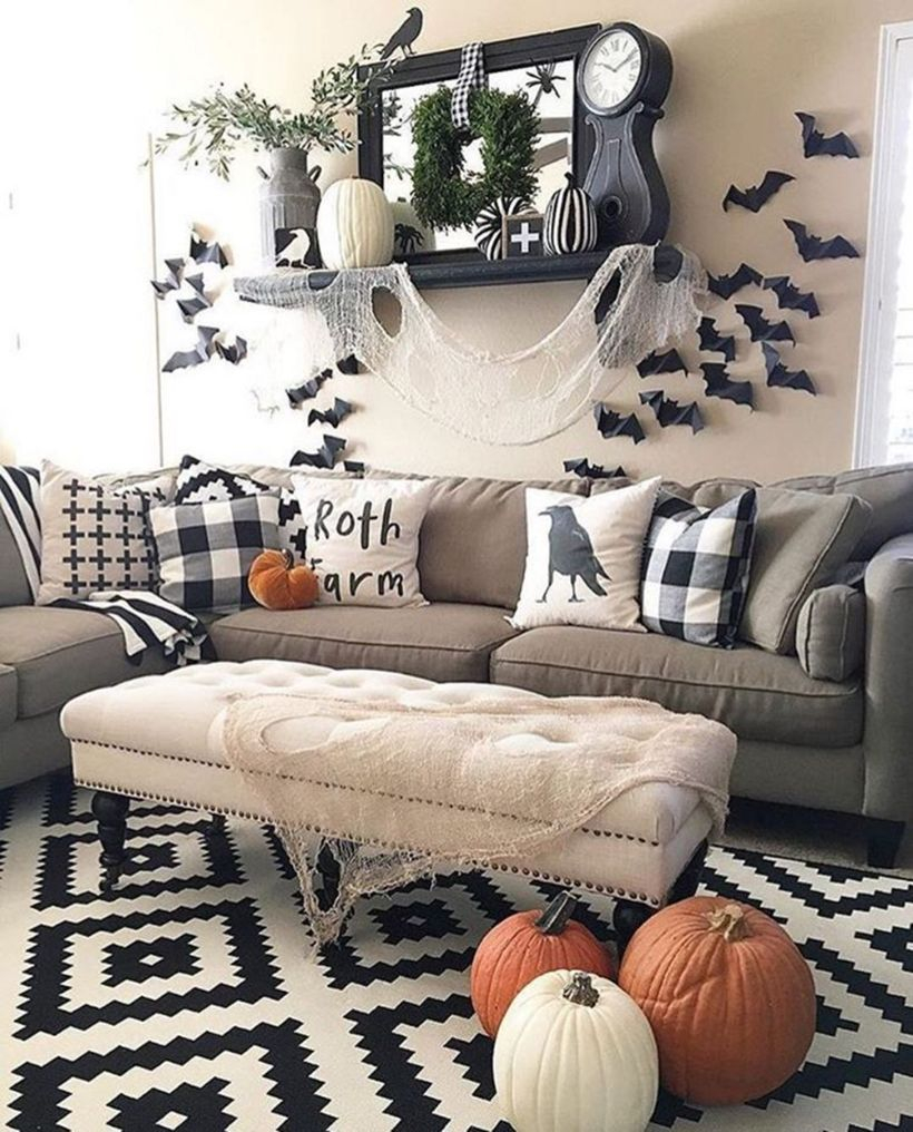Pumpkin decoration for living room