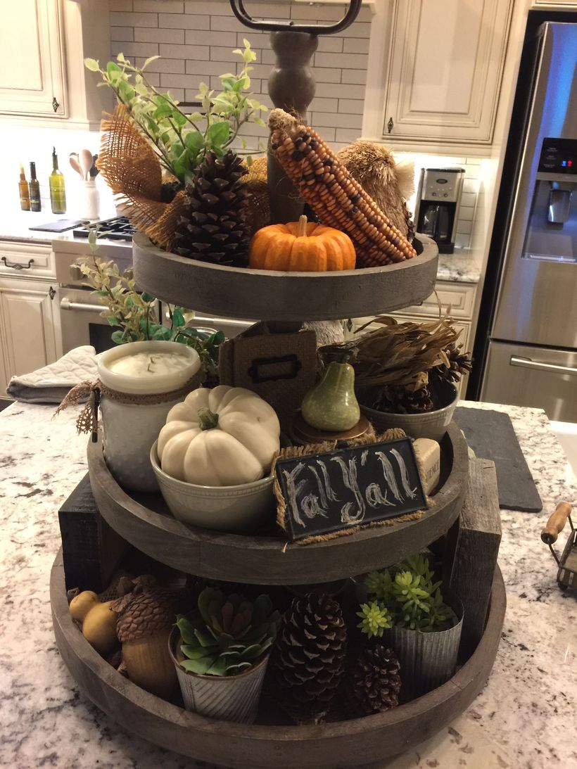 Pumpkins for centerpiece decorate