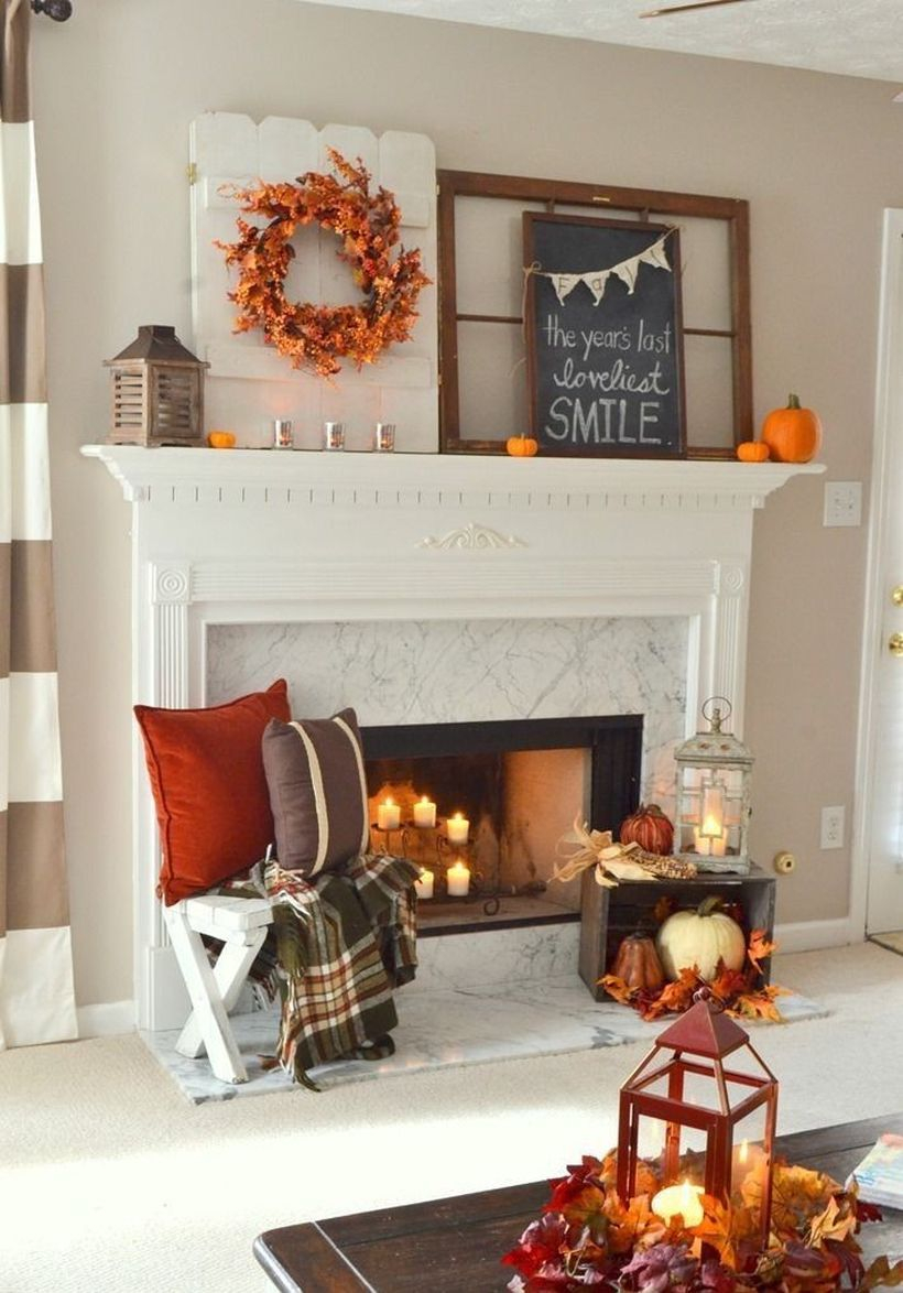 Pumpkins to decorate fire pit