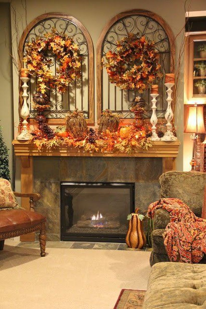 Pumpkins to decorate for fire pit to create rustic nuance
