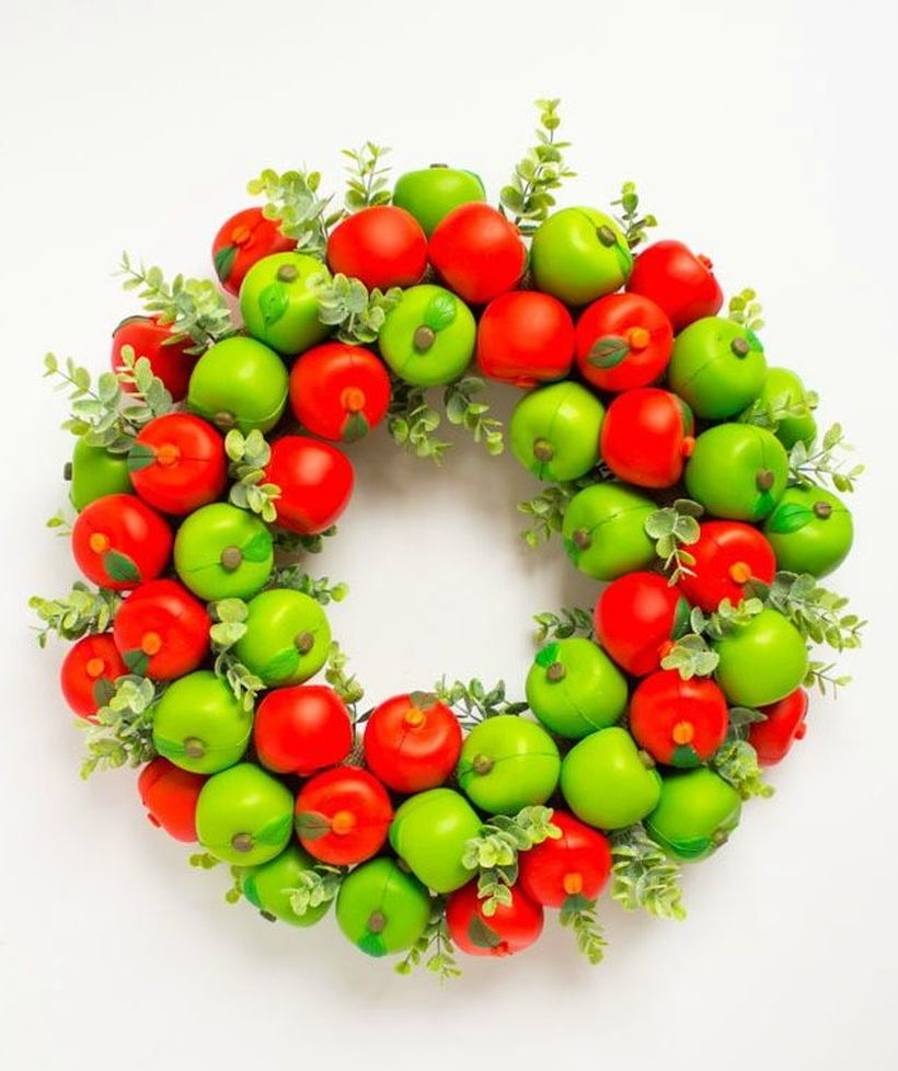 Unique diy fall ornaments with apple wreath you must try