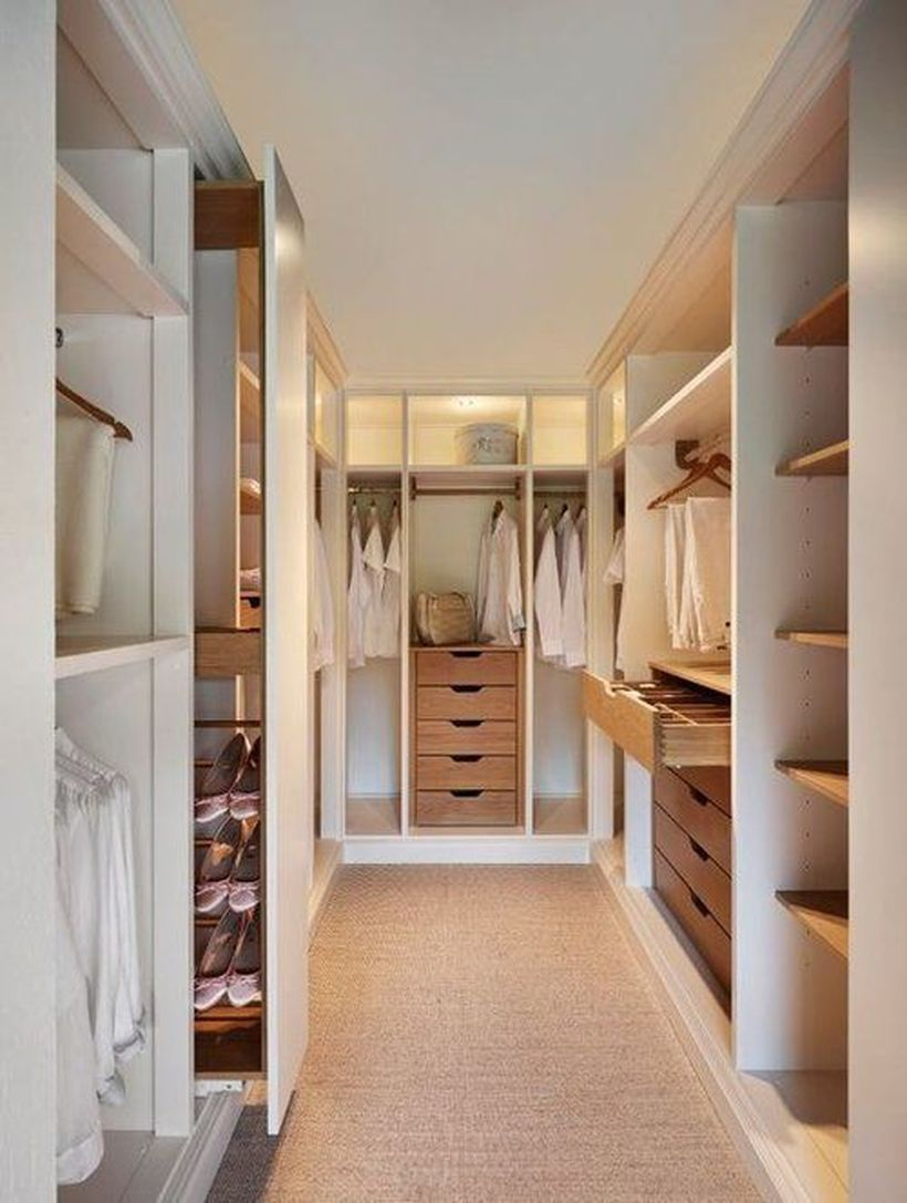 A creative modern wardrobe.