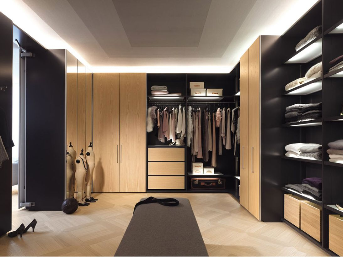 A gorgeous wooden vinly wardrobe.