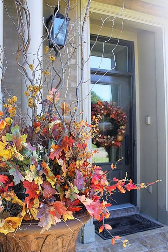 An amazing plants decoration with plants and branch for fall