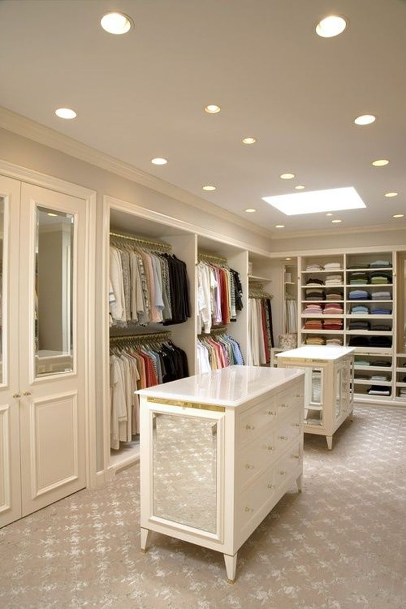 An interesting mirrored wardrobe.