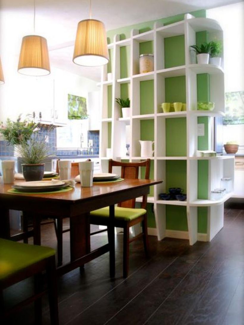 Clever kitchen storage.