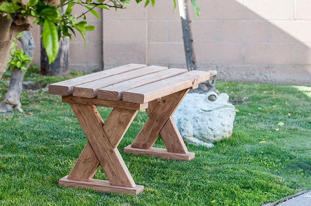 Crattive diy wooden bench
