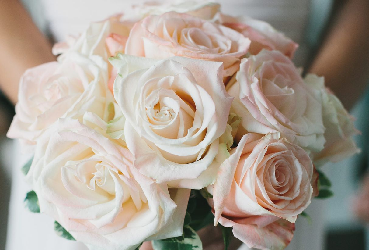 Fancy wedding flower bouquet with ranunculus ideal for the spring, summer or fall wedding