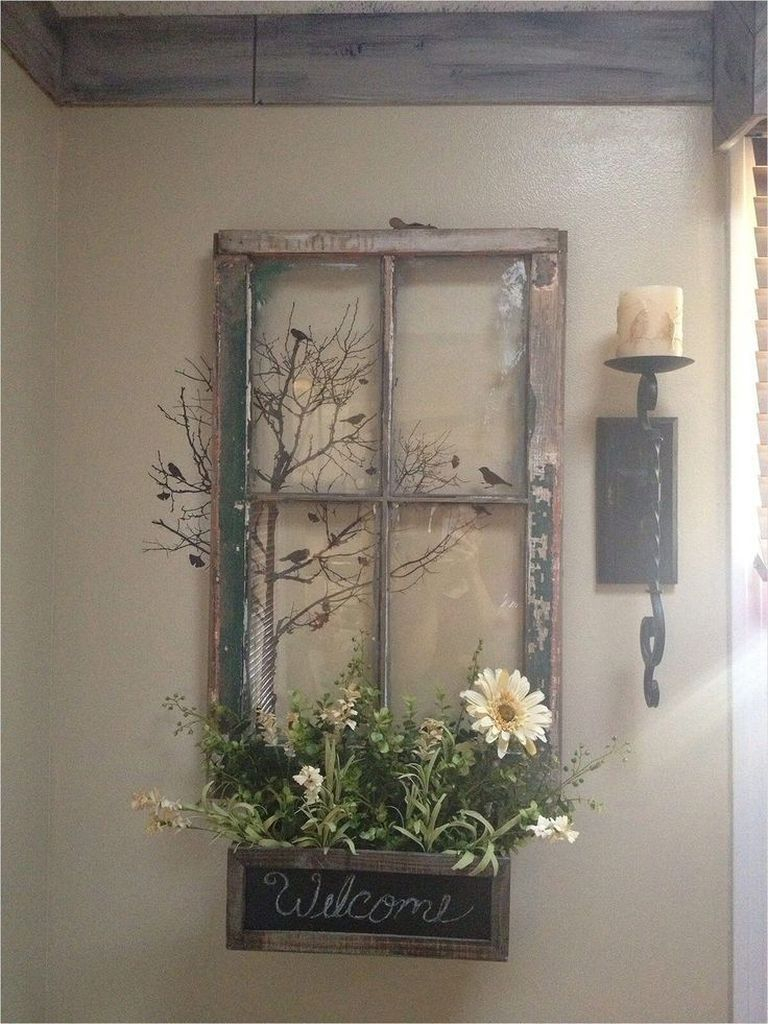 Old window for wall decoration
