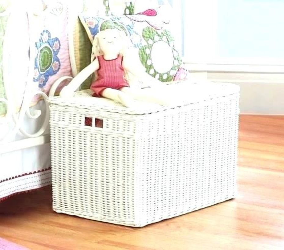 Square storage ideas with white color to save doll toy