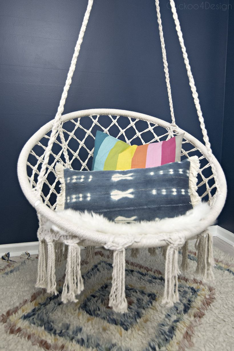 Two macrame chair backs backs chair design macrame.