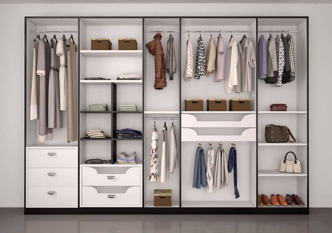 Wardrobe planting walls