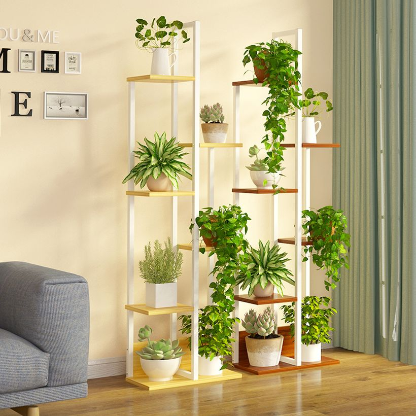 White wooden rack placement succulent ideas unique shape to interesting your room decoration