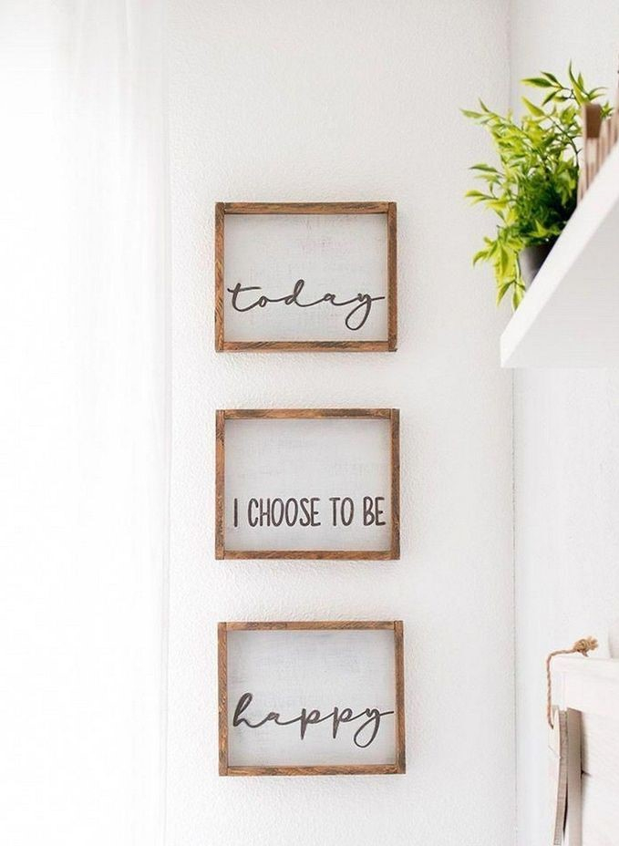 Wooden frame for wall decoration
