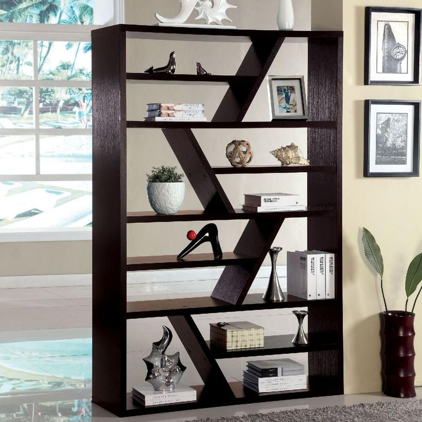 Awesome wooden bookshelves ideas