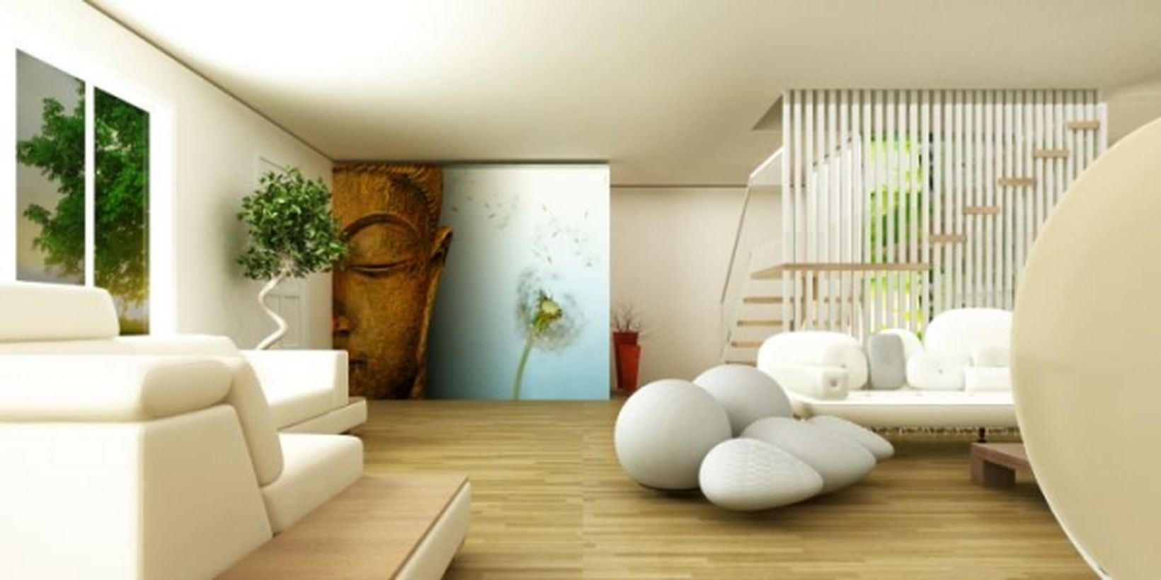 Best artistic wall painting ideas with budhha face painting on the wall you must try