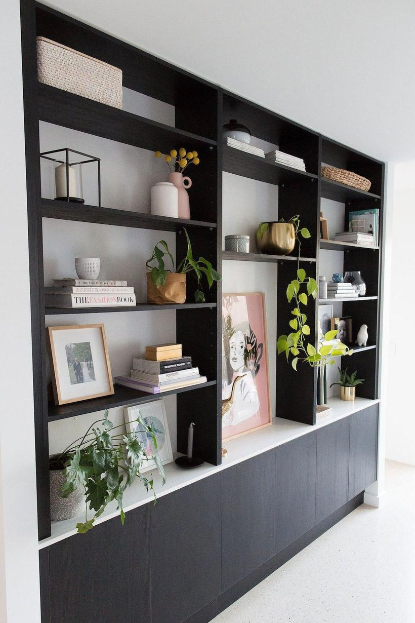 Best black bookshelves ideas