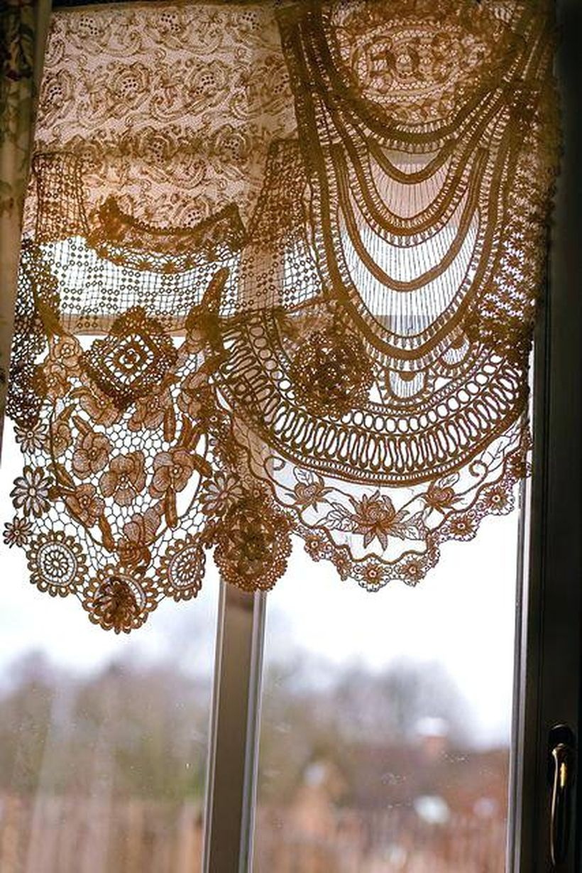Creative designs victorian lace curtains-interior