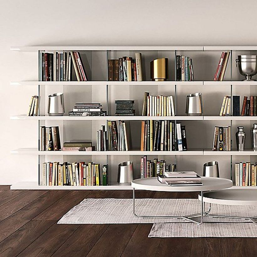 Interesting iron bookshelves ideas