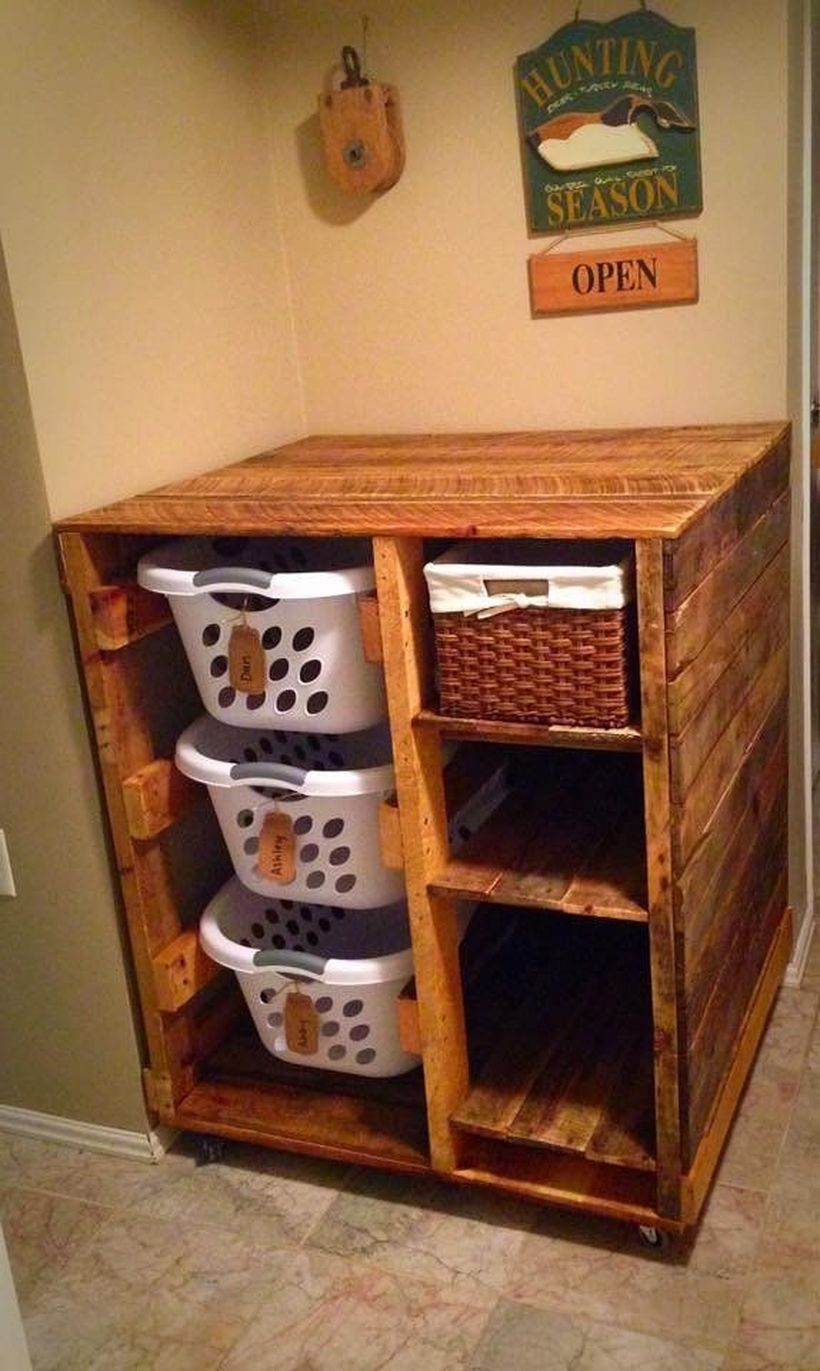 Laundry plastic basket