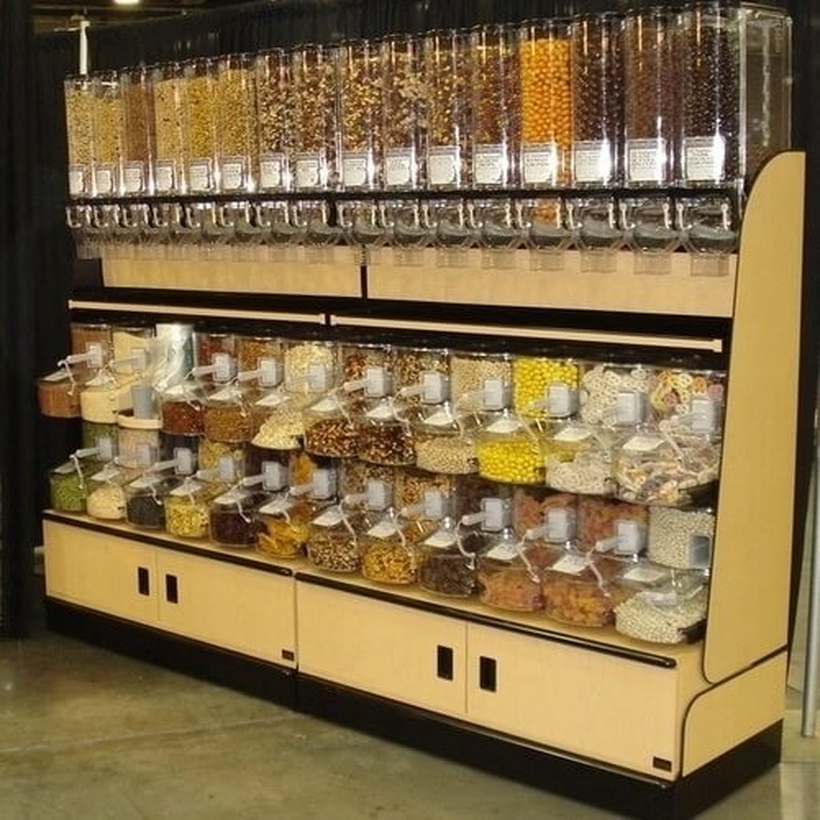 Modern graded rack storage
