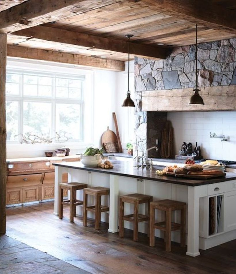 Rustic countertop design