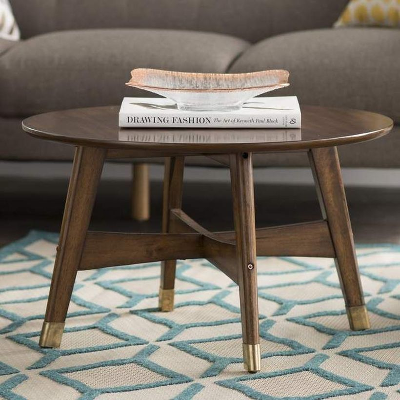 Simple round coffee table