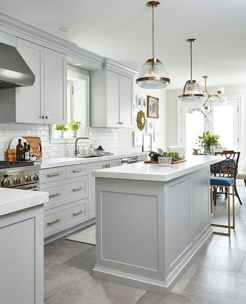 Small white countertop design