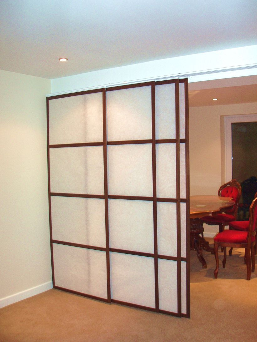 Square paper room divider