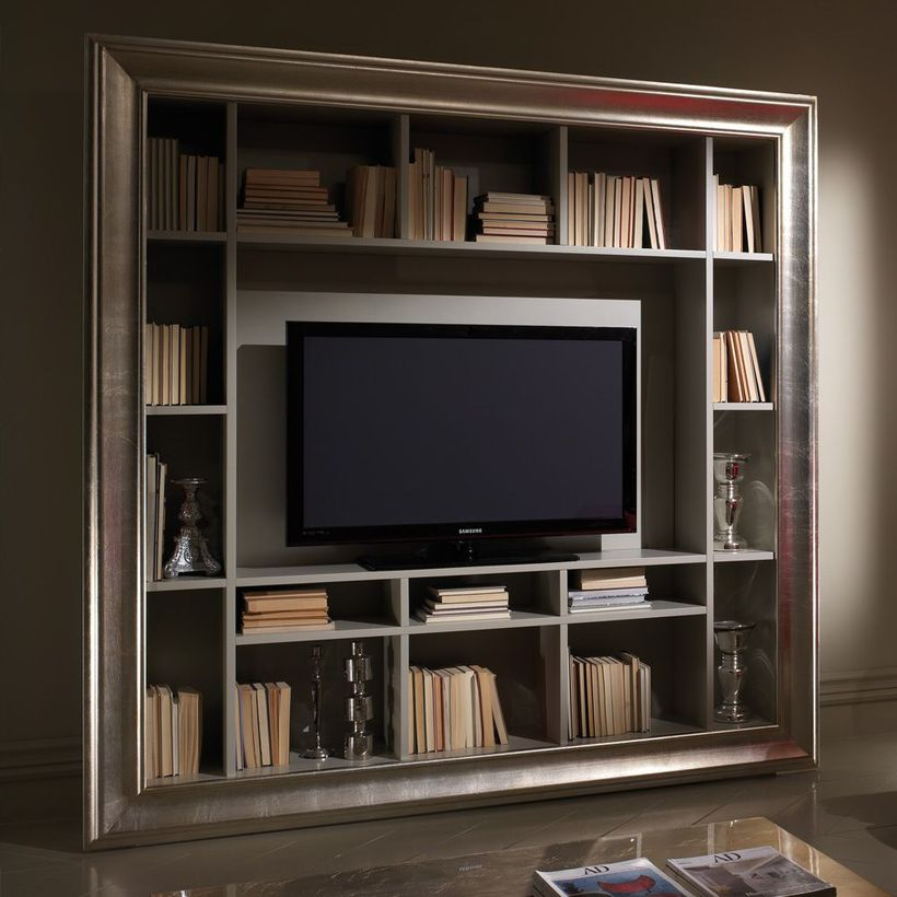 Square wooden bookshelves ideas