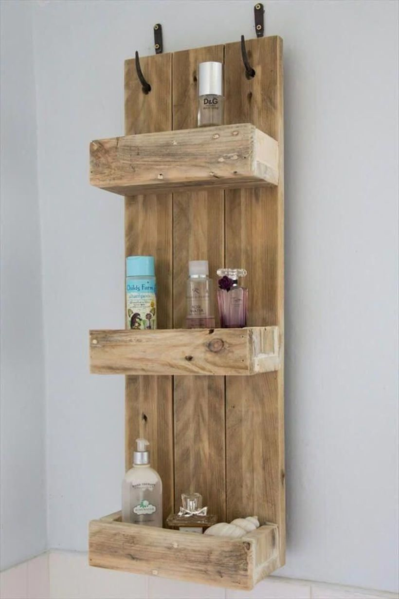Tiered storage on the wall