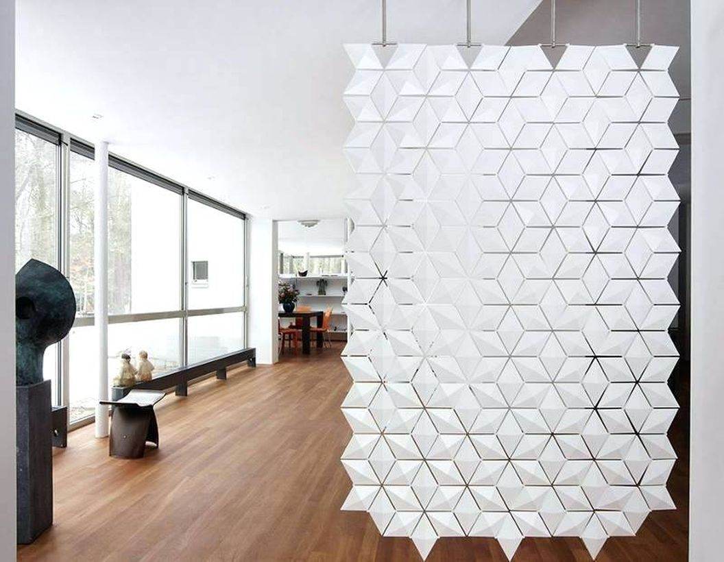 Unique white sliding glass room dividers