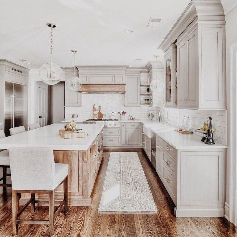 White marble countertop design on wooden cabinet