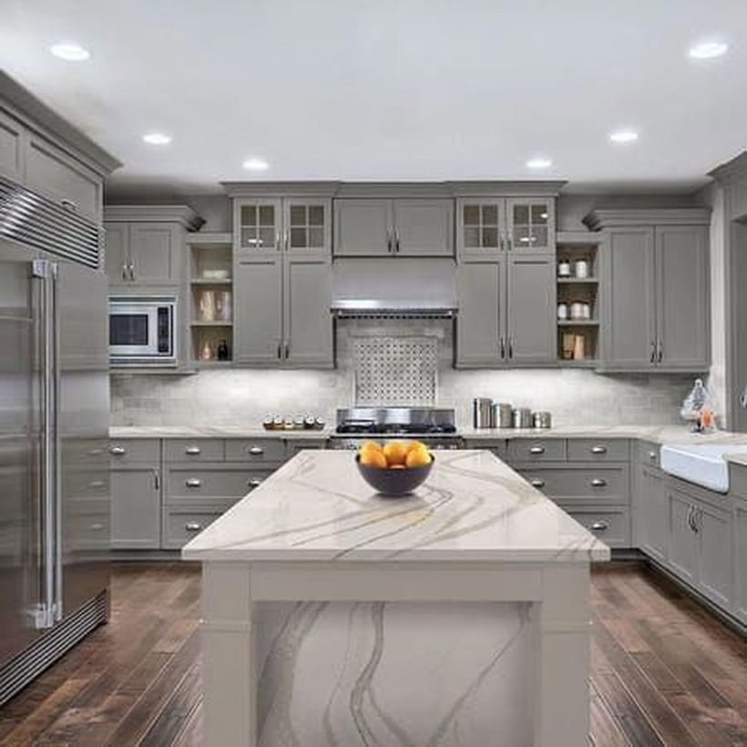 White pattern countertop design ideas