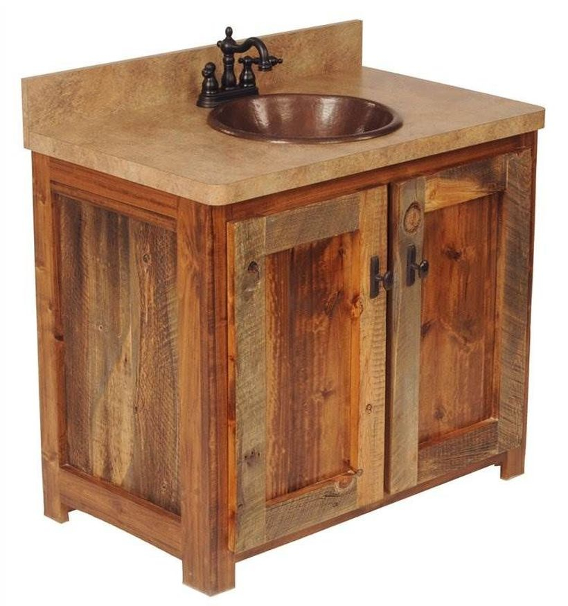 Wooden cabinet under the sink