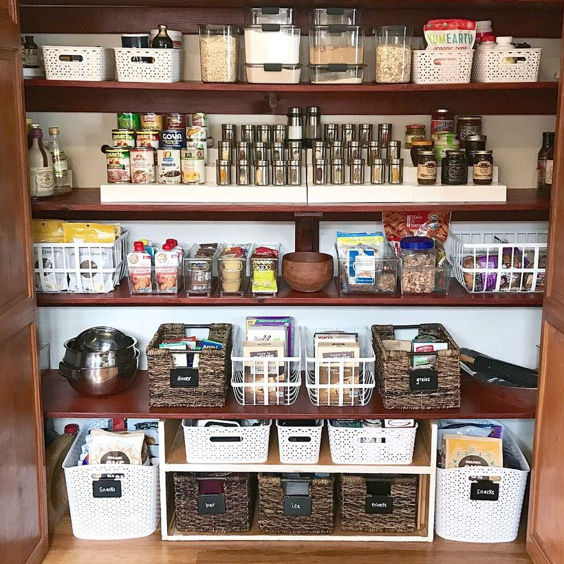 Wooden graded organizer