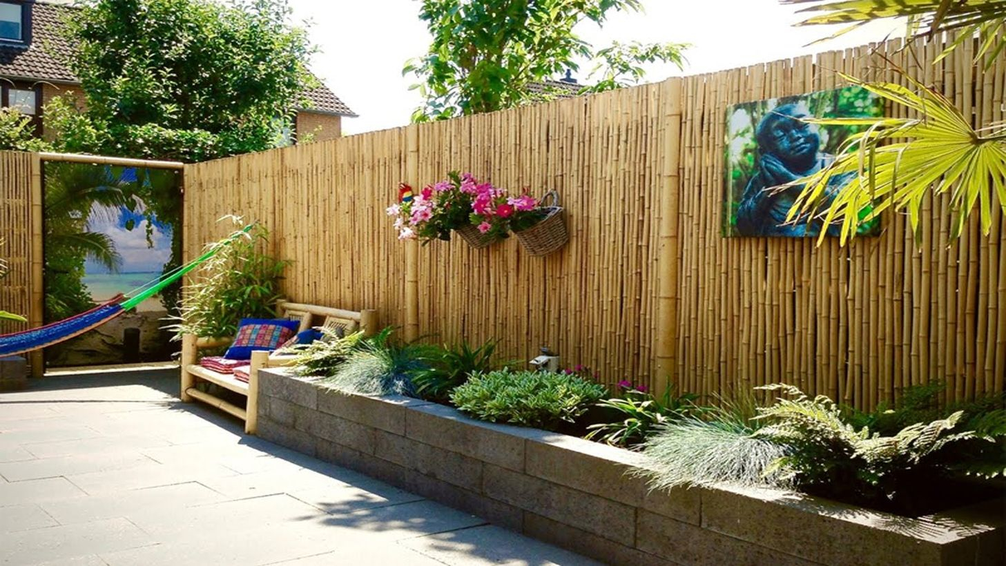 Bamboo reed screening ideas