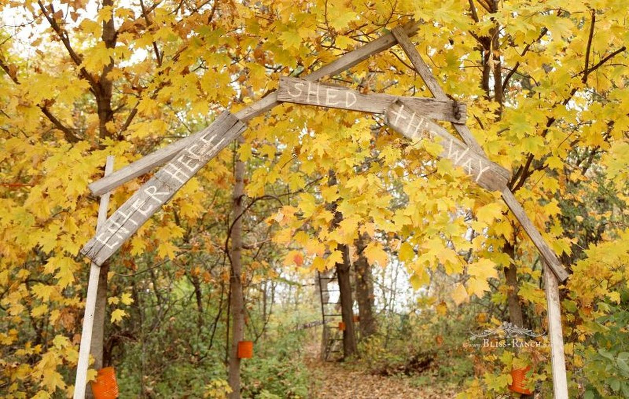 Best pallet wood halloween sign board for your garden decor