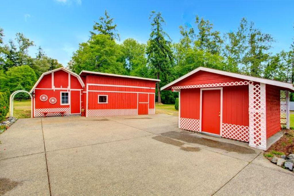 Classic farm storage sheds