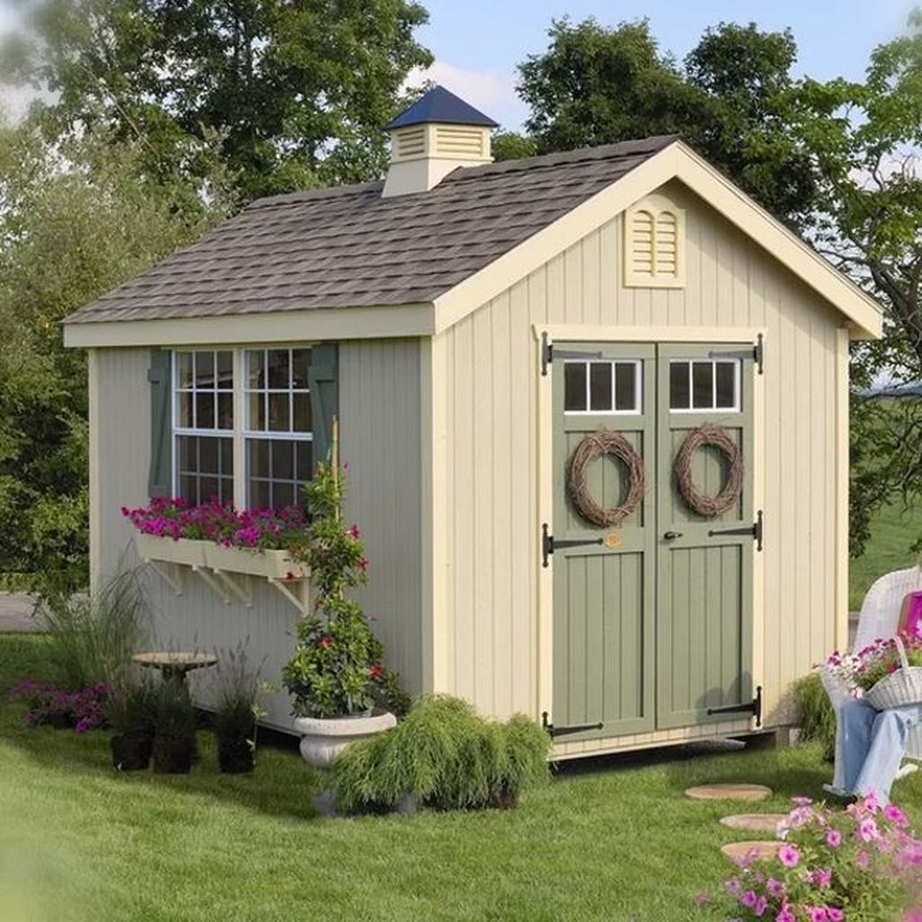 Country shed design for garden
